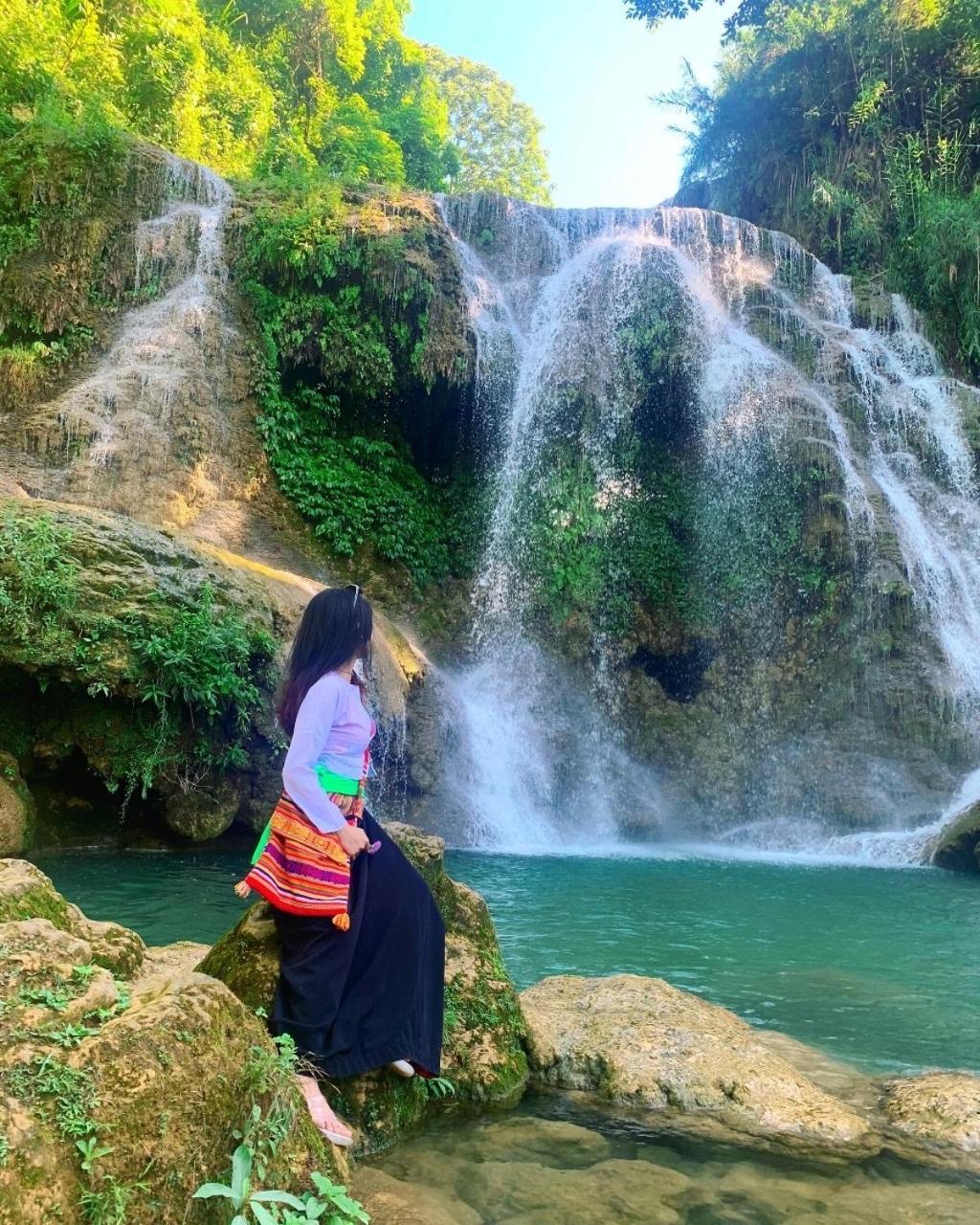 Lepont Mu Waterfall Bungalow Hòa Bình Zewnętrze zdjęcie
