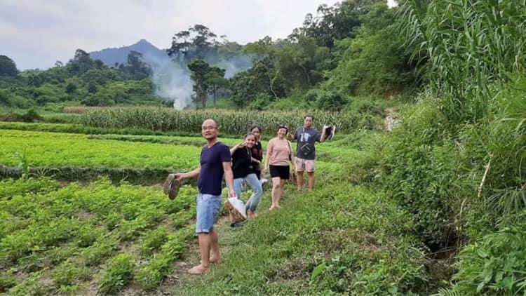 Lepont Mu Waterfall Bungalow Hòa Bình Zewnętrze zdjęcie